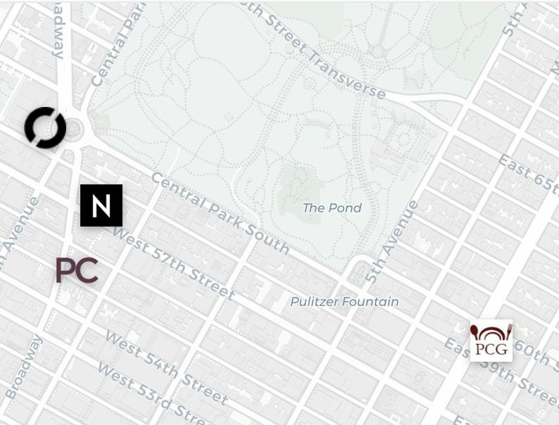 Central Park vacation map preview